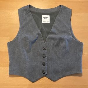 Abercrombie and Fitch tailored vest top Gray Size M
